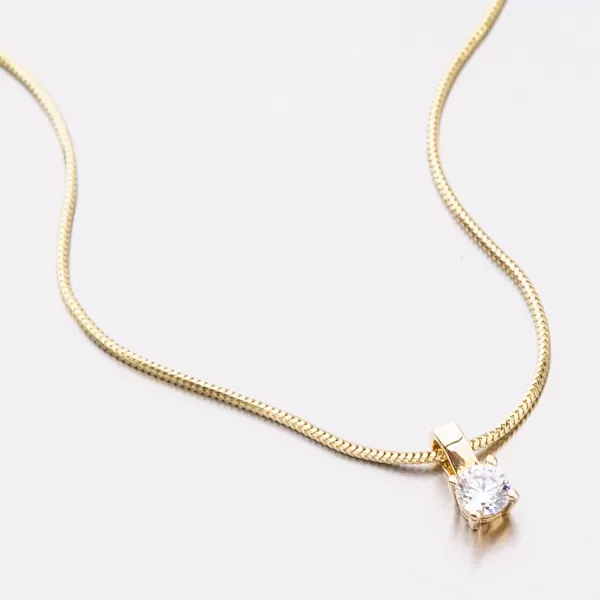 Zlatý přívěsek se zirkonem 53DZ-8010Z-ZIR