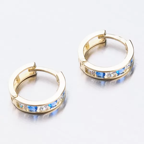 Zlaté kroužky se zirkony 52GZ-3345ZMB