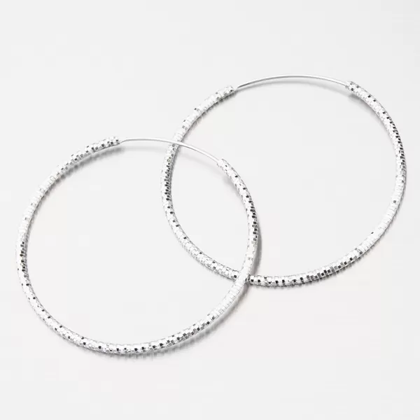 Dámské náušnice stříbro 925 kruhy UCST-12787/45/N