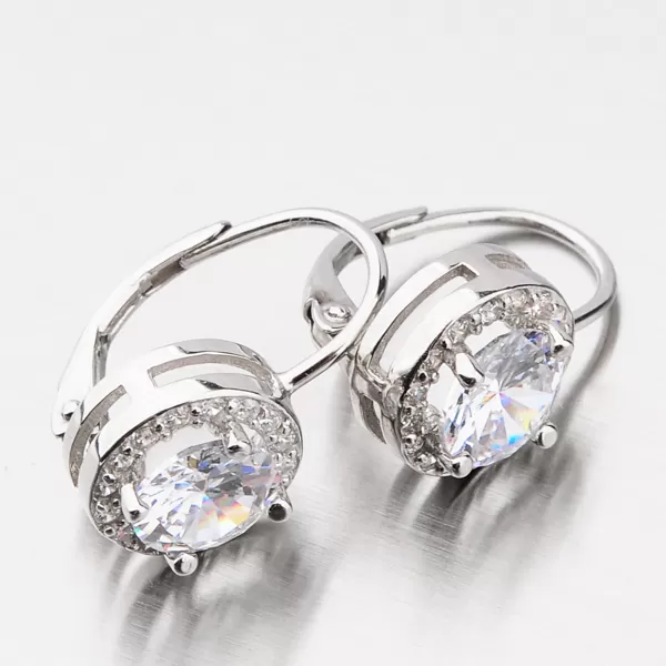 Dámské náušnice stříbro 925 zirkon UCST-12901