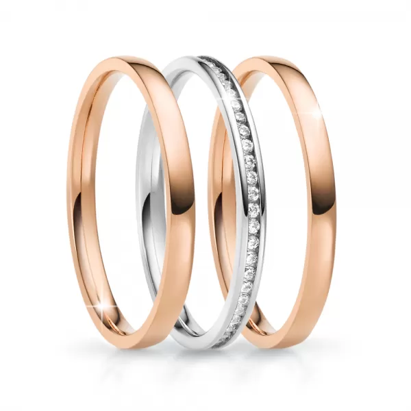 Snubní prsten se zirkony ke skládání SP-NS-04