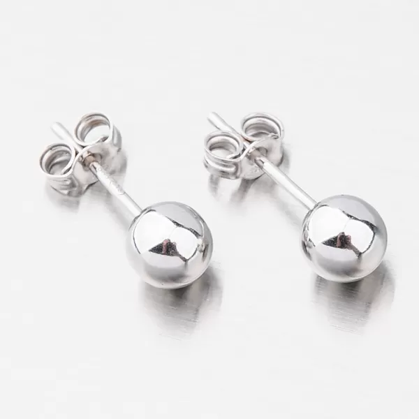 Zlaté náušnice pecky 5 mm 148P-121082