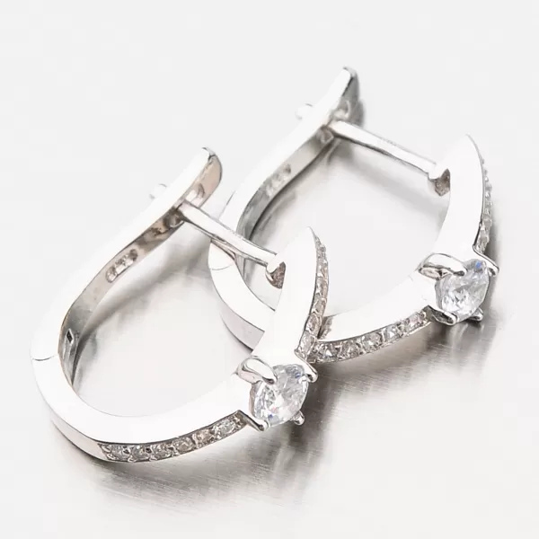 Dámské náušnice stříbro 925 zirkon UCST-12185