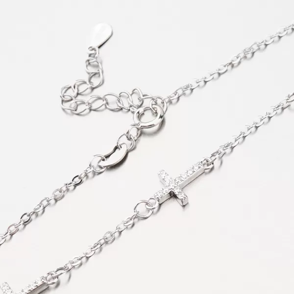 Dámský náramek stříbro 925 zirkon BST-14352-02