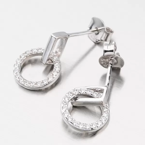 Dámské náušnice stříbro 925 zirkon UPST-122117