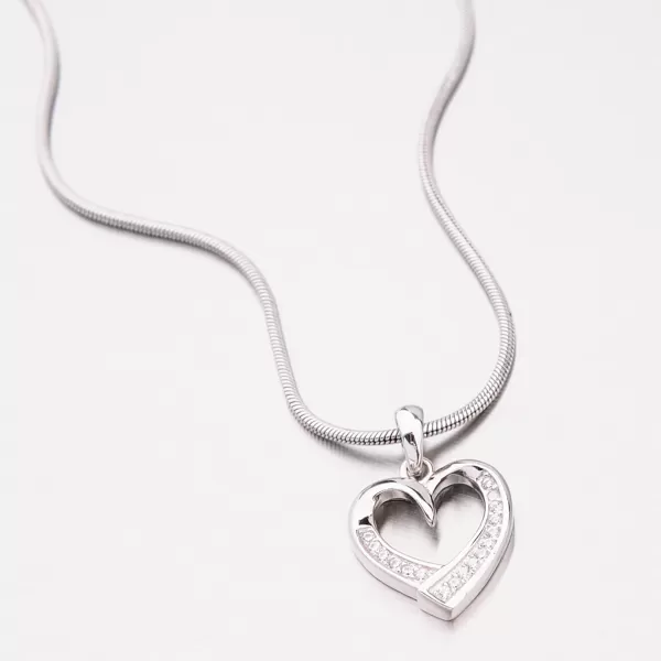Dámský přívěsek stříbro 925 zirkon srdce PKL-3060