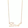 Zlacený náhrdelník s nápisem love SSPMHBJ-156636-RD