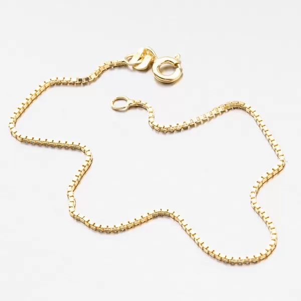 Stříbrný pozlacený řetízek Venezia CHRS-16-019-D/C-AU