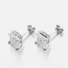Stříbrné pecky s hranatým zirkonem E1603704-1905-SLX