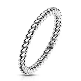 Dámský prsten ocel RMHBJ-116957-ST