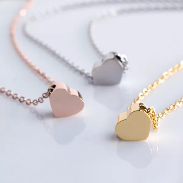 Ocelový náhrdelník se srdcem MNCN15-131-C