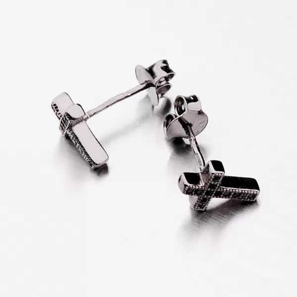 Dámské náušnice stříbro 925 zirkon křížky E1503143-2281-SLX