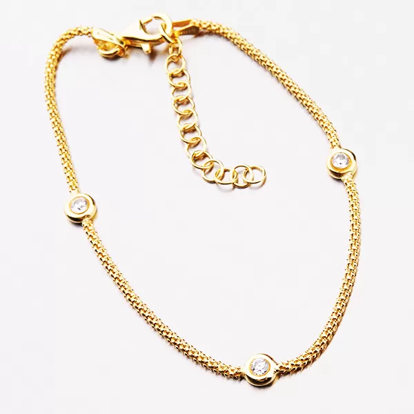 Dámský náramek stříbro 925 zirkon B2000847-1264-SLX