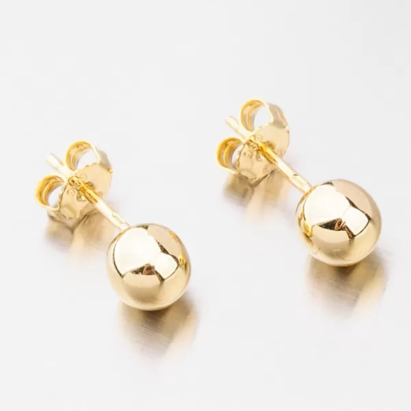 Dámské náušnice žluté zlato 585 113P-122093