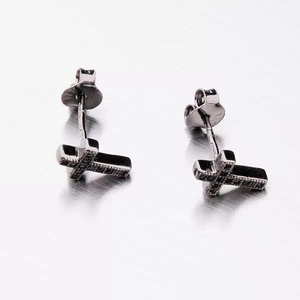 Dámské náušnice stříbro 925 zirkon křížky E1503143-2281-SLX