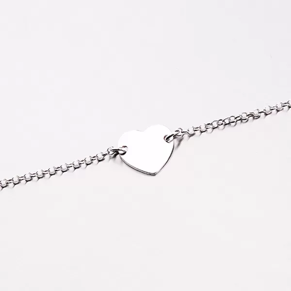 Stříbrný náramek se srdíčkem B1604181-1264-SLX