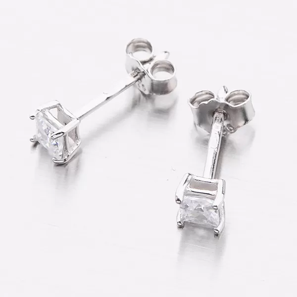 Decentní pecky s hranatým zirkonem E1603701-1905-SLX