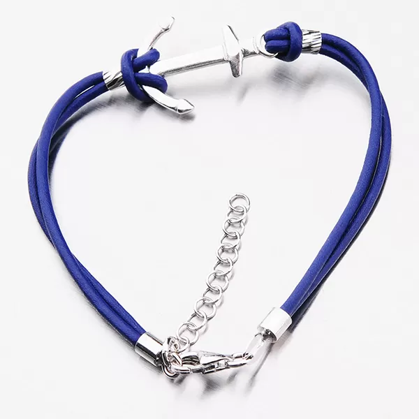 Náramek s kotvou v modré barvě B1502299-0940-SLX