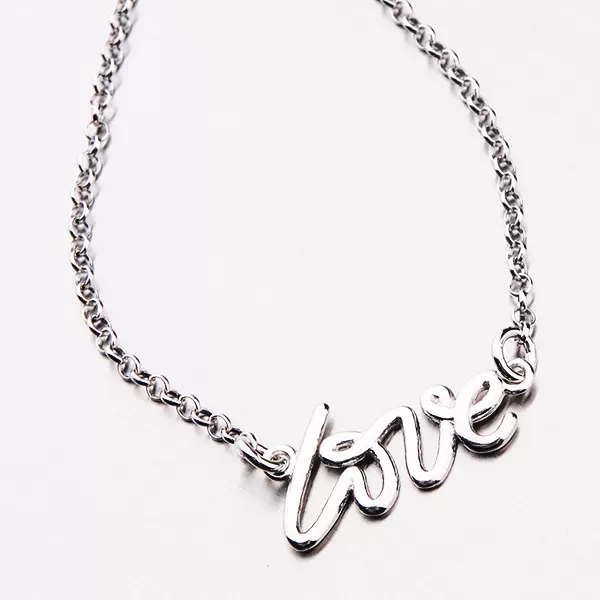 Dámský náramek stříbro 925 nápisem love B1403074-0019-SLX