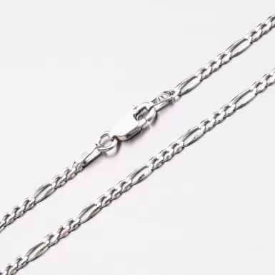 Řetízek stříbro 925 Figaro 3+1 CHRS-073-060-FLAT
