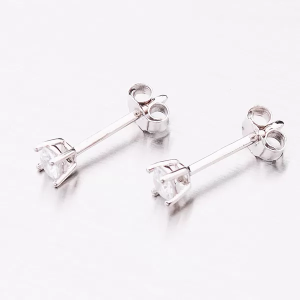 Decentní stříbrné pecky se zirkony E1603916-1905-SLX