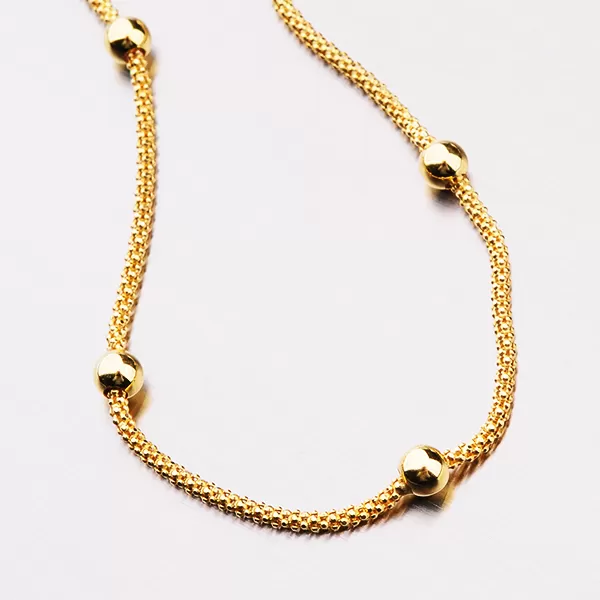 Zlacený náramek s kuličkami B1800984-1264-SLX