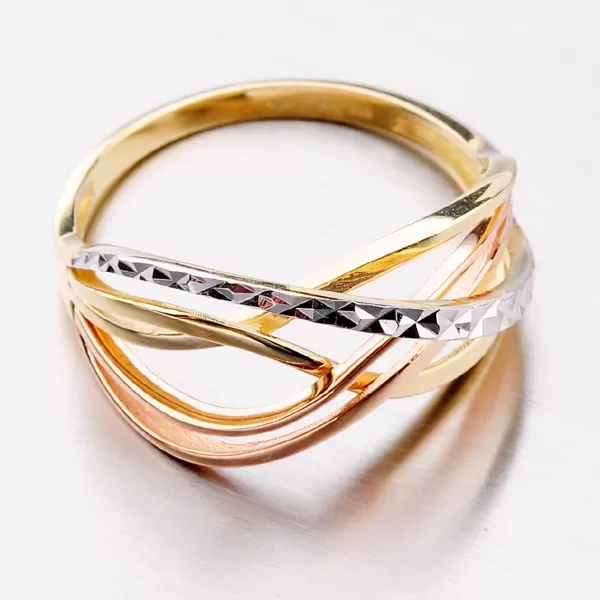 Zlatý dámský prsten 141P-110522