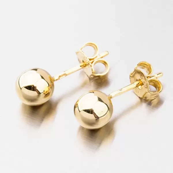 Dámské náušnice žluté zlato 585 113P-122093