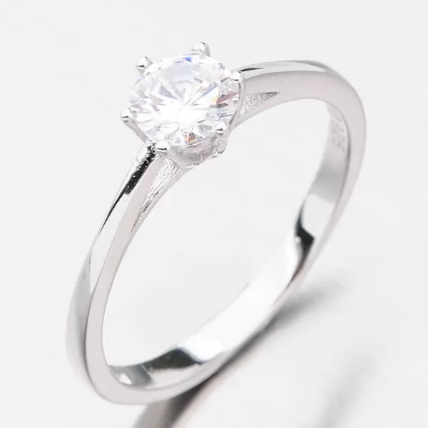 Stříbrný prsten se zirkonem GST-11272