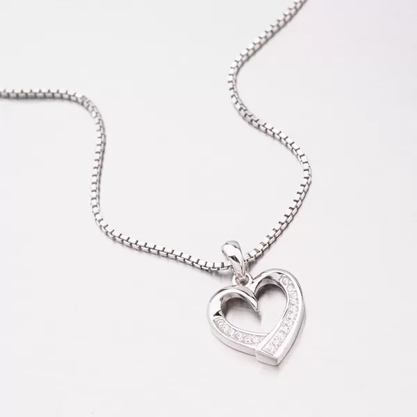 Dámský přívěsek stříbro 925 zirkon srdce PKL-3060