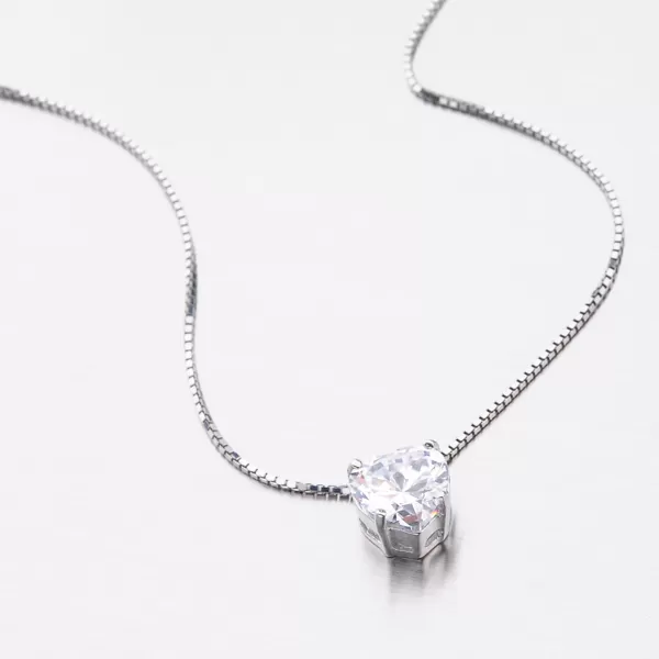 Stříbrný náhrdelník se zirkonem N1701710-0871-SLX