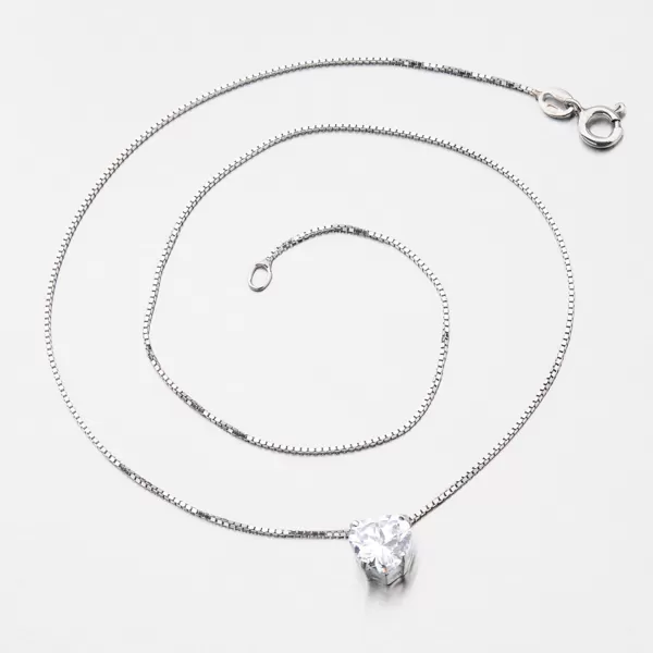 Stříbrný náhrdelník se zirkonem N1701710-0871-SLX