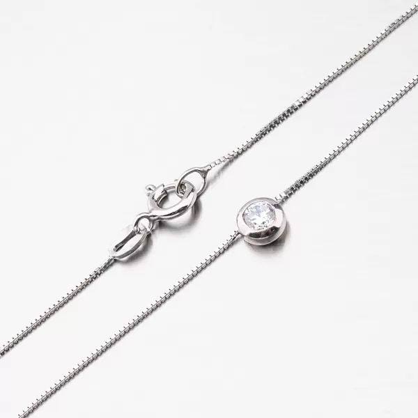 Dámský náhrdelník stříbro 925 zirkon N1400008-0871-SLX