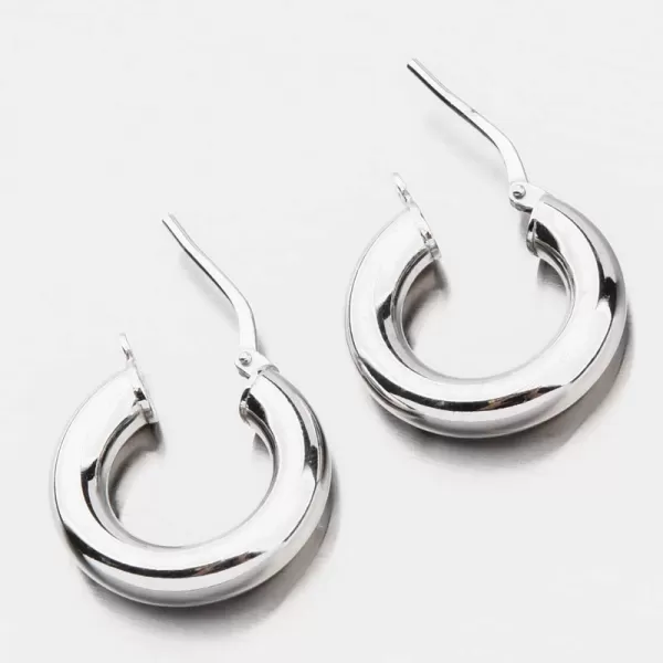 Dámské náušnice stříbro 925 masivní kruhy ze stříbra E1400029-1234-SLX