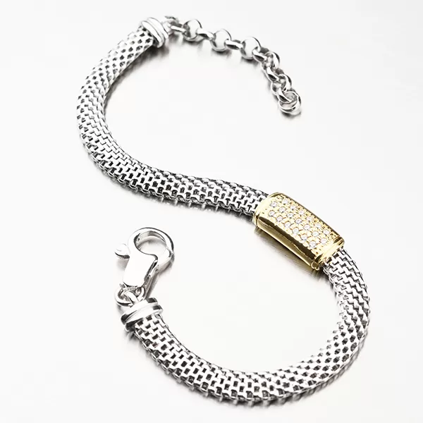 Náramek ze stříbra pro ženy B1400748-1304-SLX