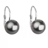 Náušnice bižuterie visací šedé 71106.3