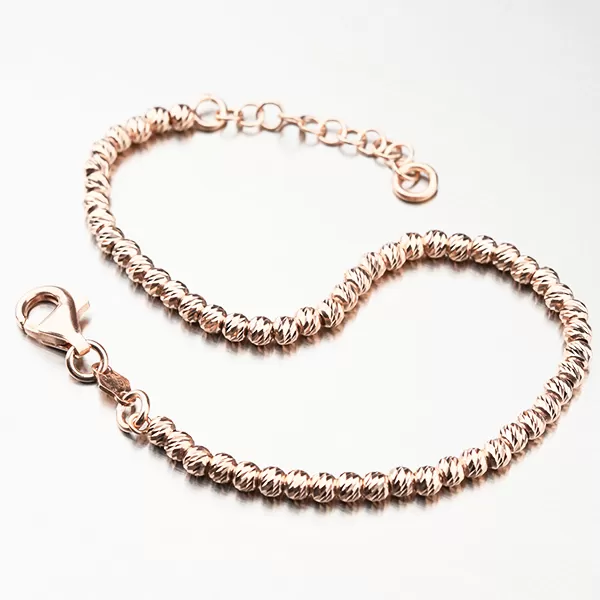 Náramek - stříbro 925 v barvě růžového zlata B1403186-0048-SLX