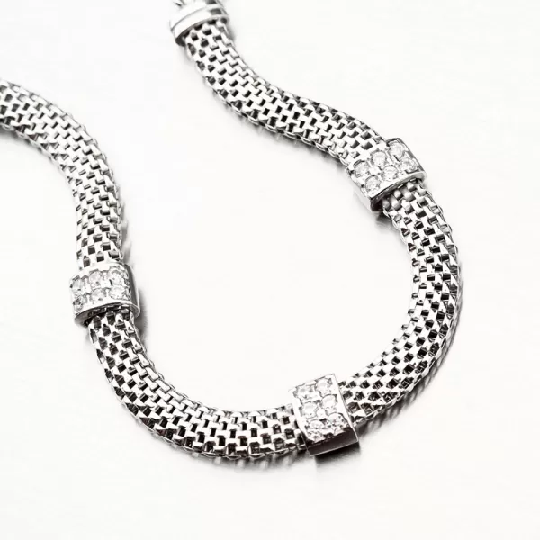 Stříbrný náramek se zirkony B1400752-1304-SLX