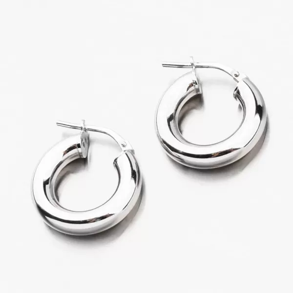 Dámské náušnice stříbro 925 masivní kruhy ze stříbra E1400029-1234-SLX