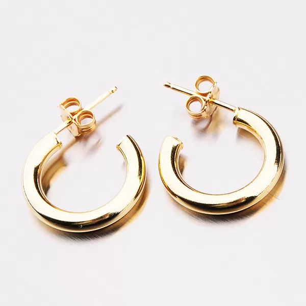 Silné zlacené kroužky E1400031-1234-SLX