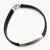 Pánský kožený náramek - stříbro 925 B1504447-0348-SLX