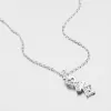 Stříbrný náhrdelník s přívěskem Love N1902983-1905-SLX