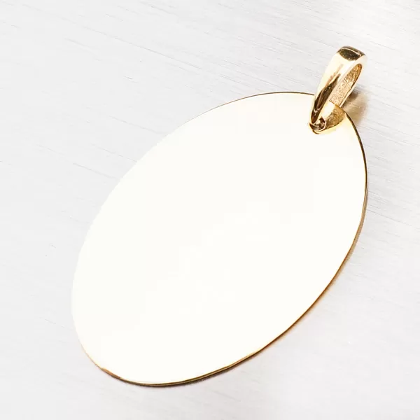 Destička ze žlutého zlata 43-21644