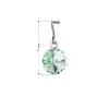 Přívěsek bižuterie se Swarovski krystaly zelený kulatý 54018.3