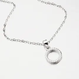 Dámský náhrdelník stříbro 925 zirkon SETST-15306R