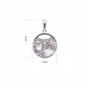 Stříbrný přívěšek s krystaly Swarovski růžový kruh 34257.3 magic rose