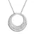 Stříbrný náhrdelník s krystaly Preciosa bílý 32026.1 crystal
