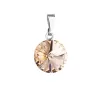 Přívěsek bižuterie se Swarovski krystaly oranžový kulatý 54001.3