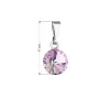 Přívěsek bižuterie se Swarovski krystaly fialový kulatý 54018.5