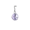 Přívěsek bižuterie se Swarovski krystaly fialový kulatý 54018.3 violet